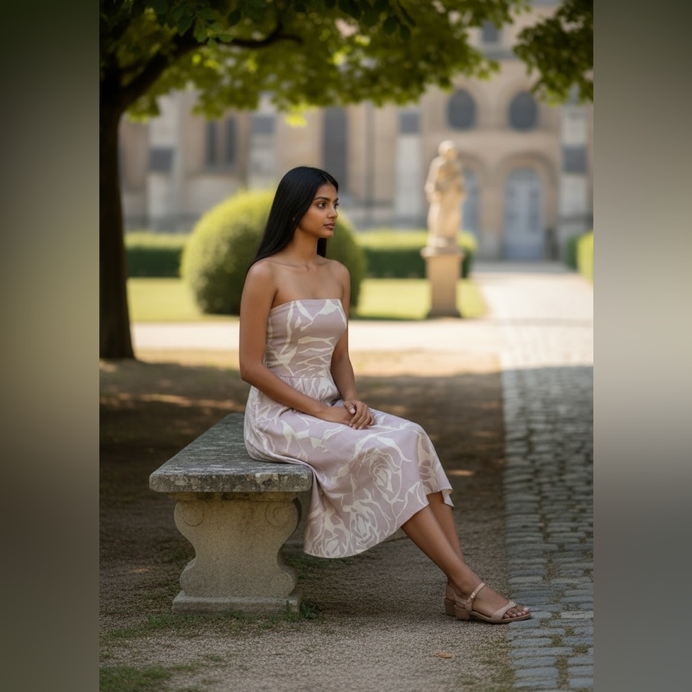 YAYA SILK SLEEVELESS DRESS